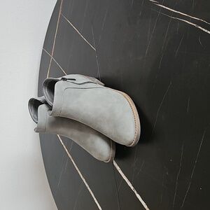 Grey Booties. Size 7.5. Fit small.